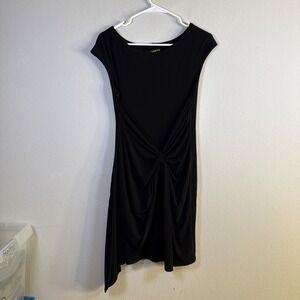 Evo Vorro Made In USA Sleeveless Black Top Size Medium Heavy Material